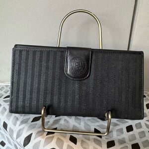 Vintage Fendi Pequin striped wallet